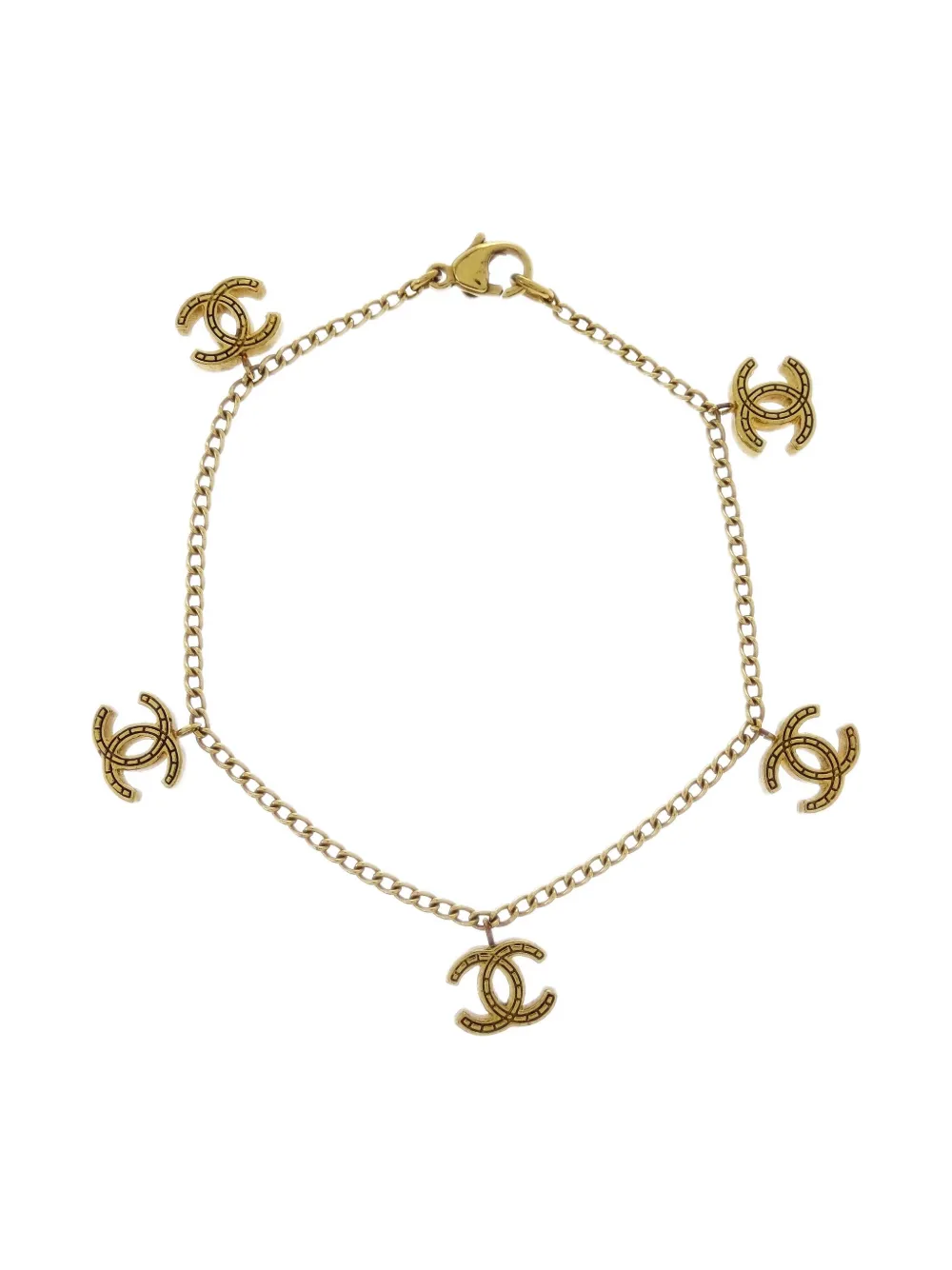 CHANEL Pre-Owned 2003 ココマーク ブレスレット - ゴールドトーン CHANEL Pre-Owned 2003 ココマーク ブレスレット - ゴールドトーン