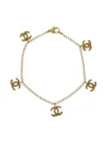 CHANEL Pre-Owned 2003 CC-charm bracelet - Gold