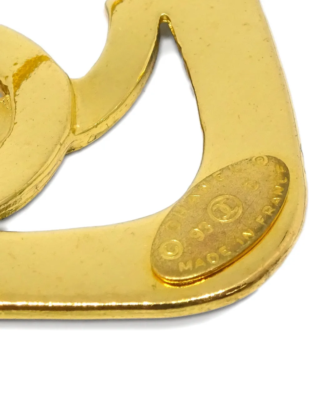 Pre-owned Chanel 1993 Rhombus-shape Brooch