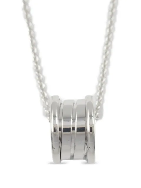 Bvlgari Pre-Owned 2010s 18K white gold B.zero1 necklace