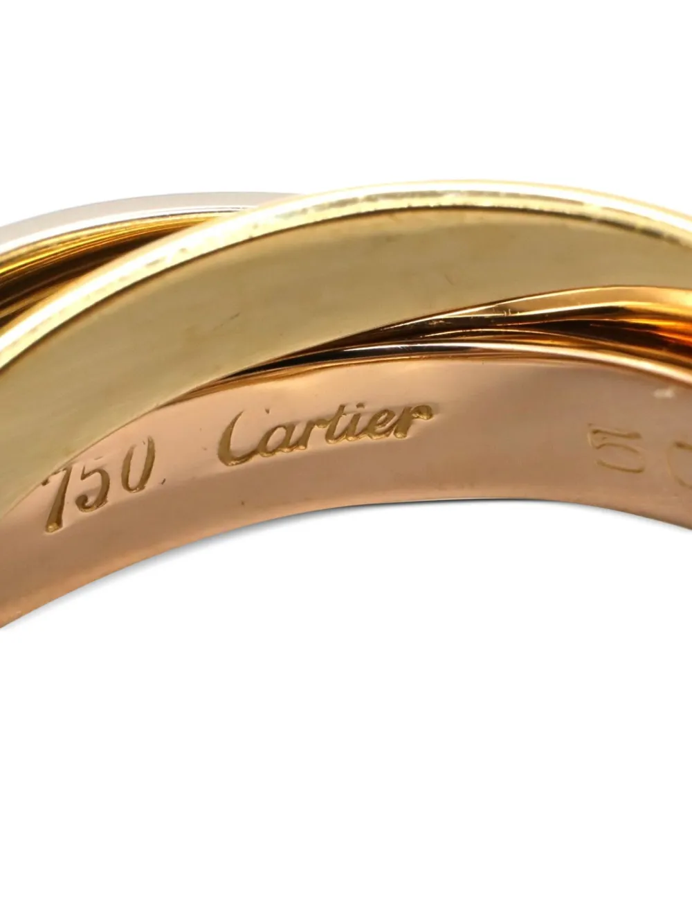Pre-owned Cartier 2010s 18k Gold Trinity Ring