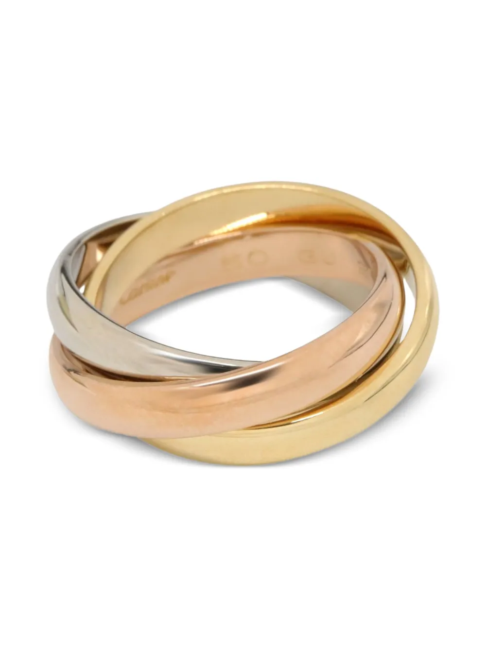Cartier 2010s トリニティ リング 18Kゴールド - ゴールドトーン Cartier 2010s トリニティ リング 18Kゴールド - ゴールドトーン