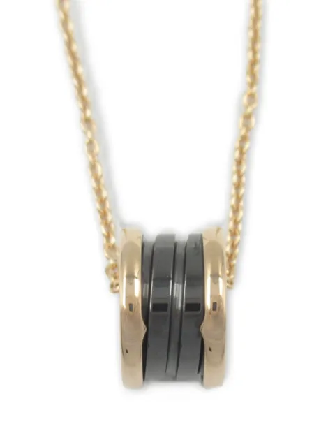 Bvlgari Pre-Owned 10's 18kt rose gold B-zero1 necklace