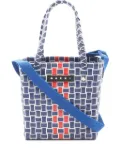 Marni Pre-Owned 20's woven tote bag - Blue