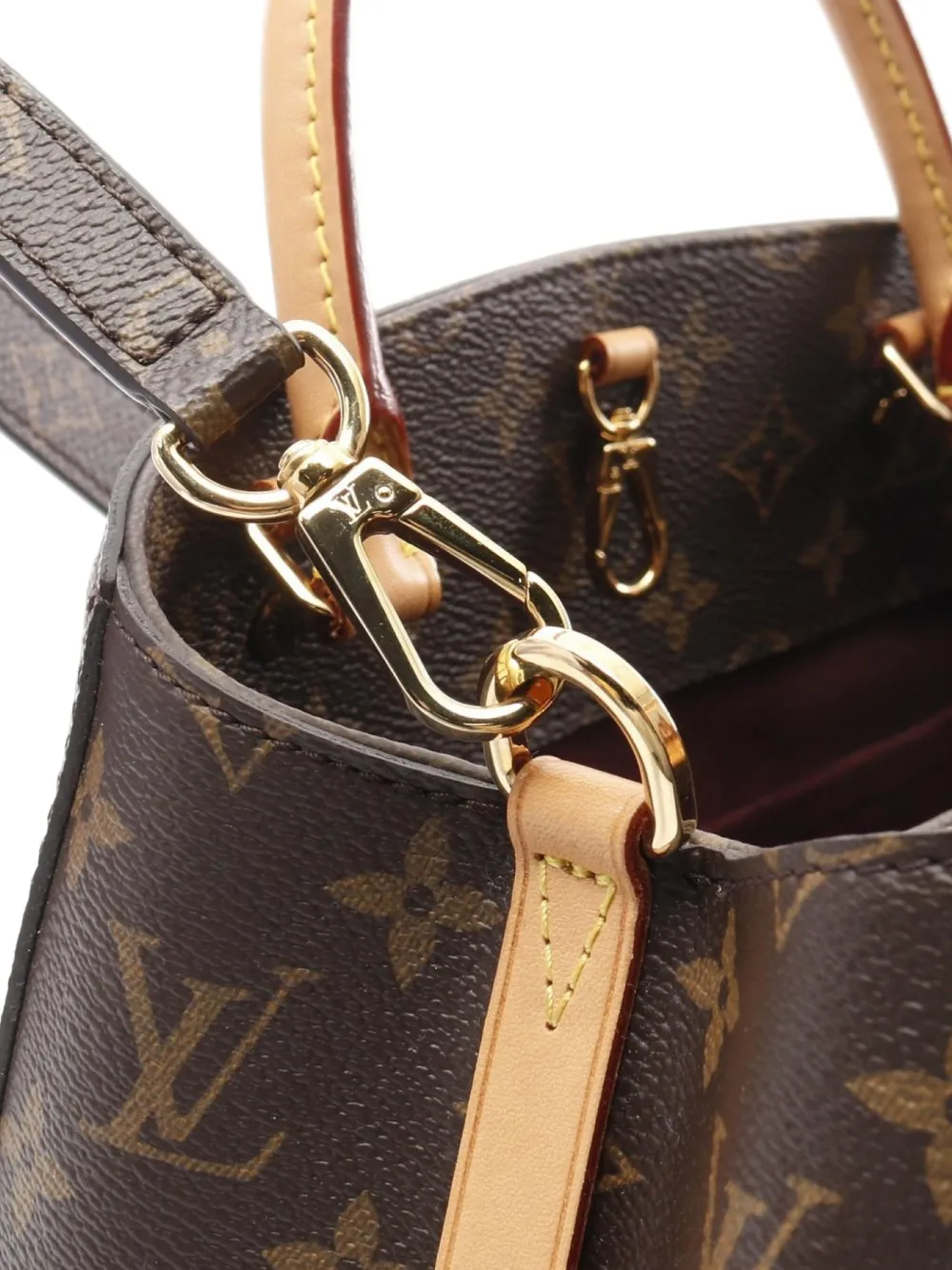 Pre-owned Louis Vuitton 2016 Montaigne Mm Tote Bag