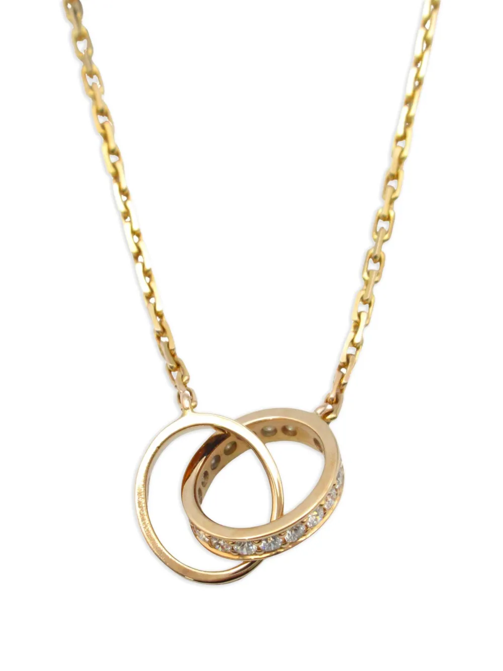 Cartier 2010s ベビーラブ ダイヤモンド ネックレス 18Kローズゴールド - ゴールドトーン Cartier 2010s ベビーラブ ダイヤモンド ネックレス 18Kローズゴールド - ゴールドトーン