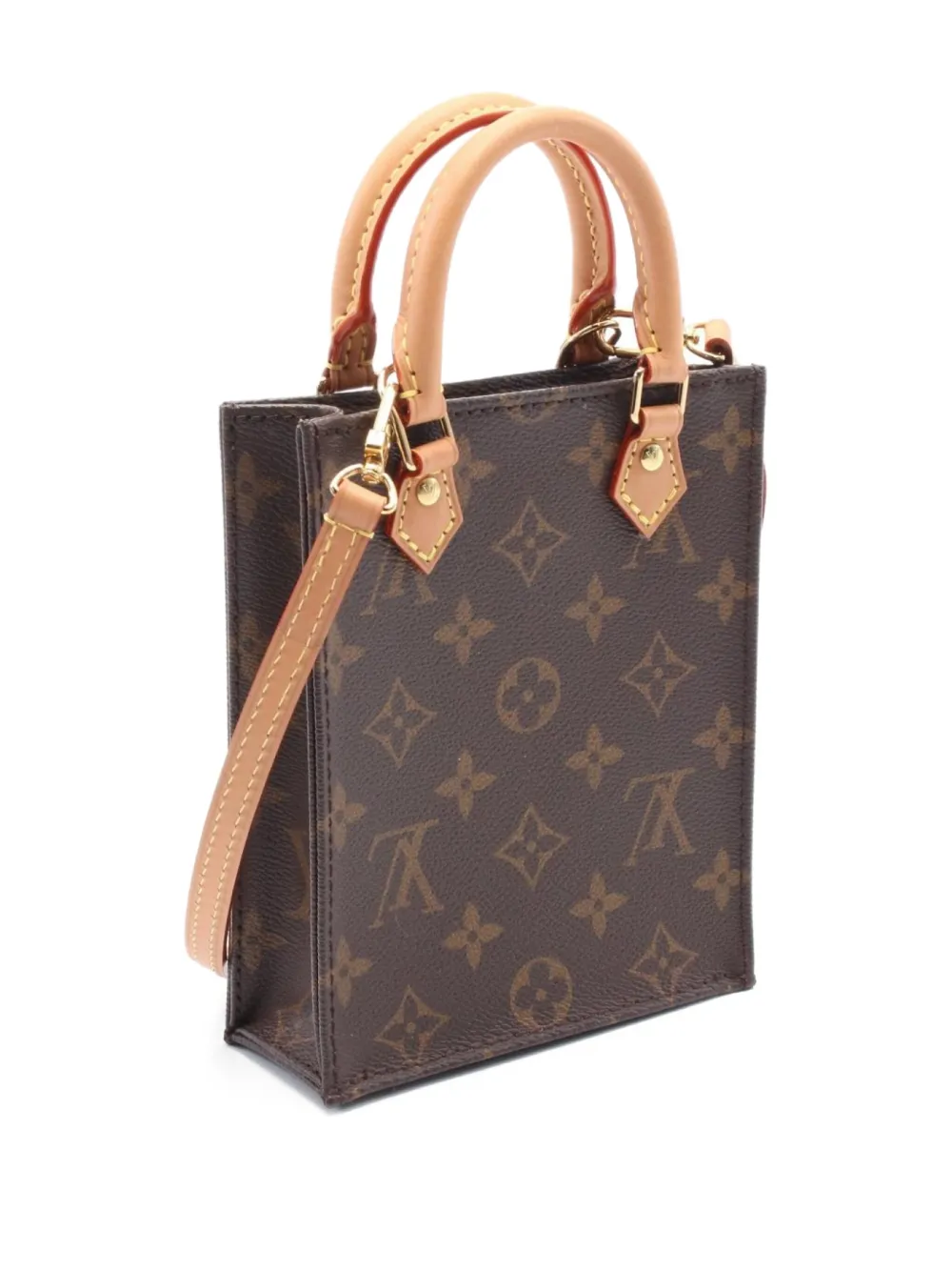 Louis Vuitton Pre-Owned 2020 Petite Sac Plat two-way handbag | Pre-Owned | Image 2
