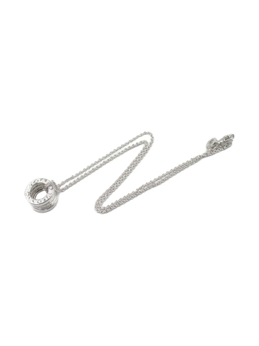 Bvlgari Pre-Owned collar B.zero1 en oro blanco de 18kt con diamante 2010 | Image 2