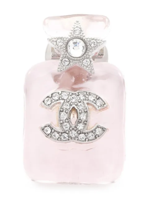 CHANEL Pre-Owned 1986-1988 Coco Mark Bottle-motif brooch