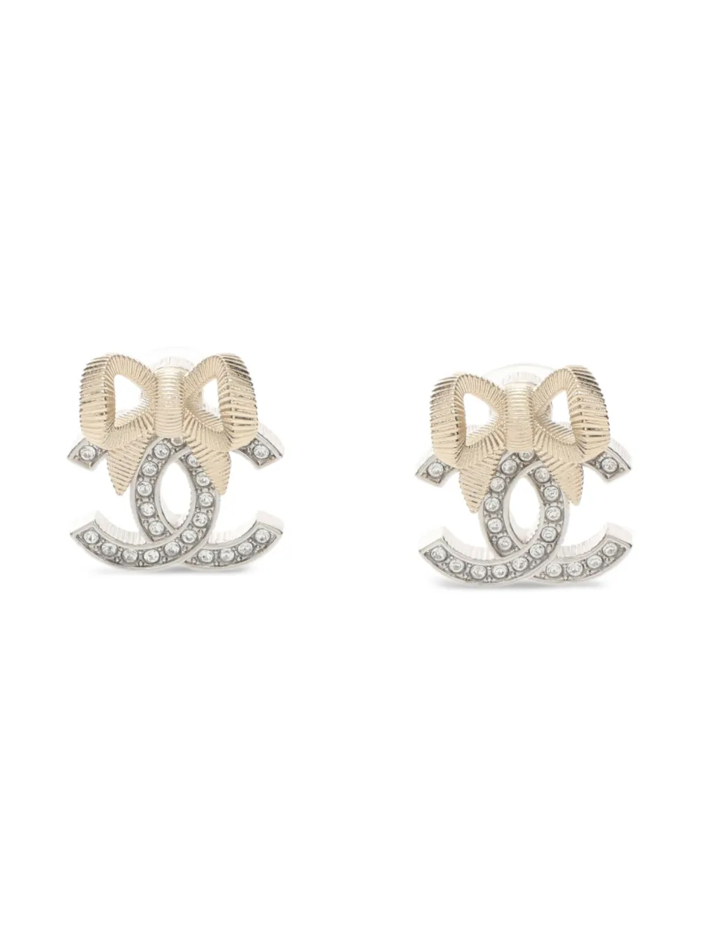Pre-owned Chanel 1986-1988 Coco Mark Earrings