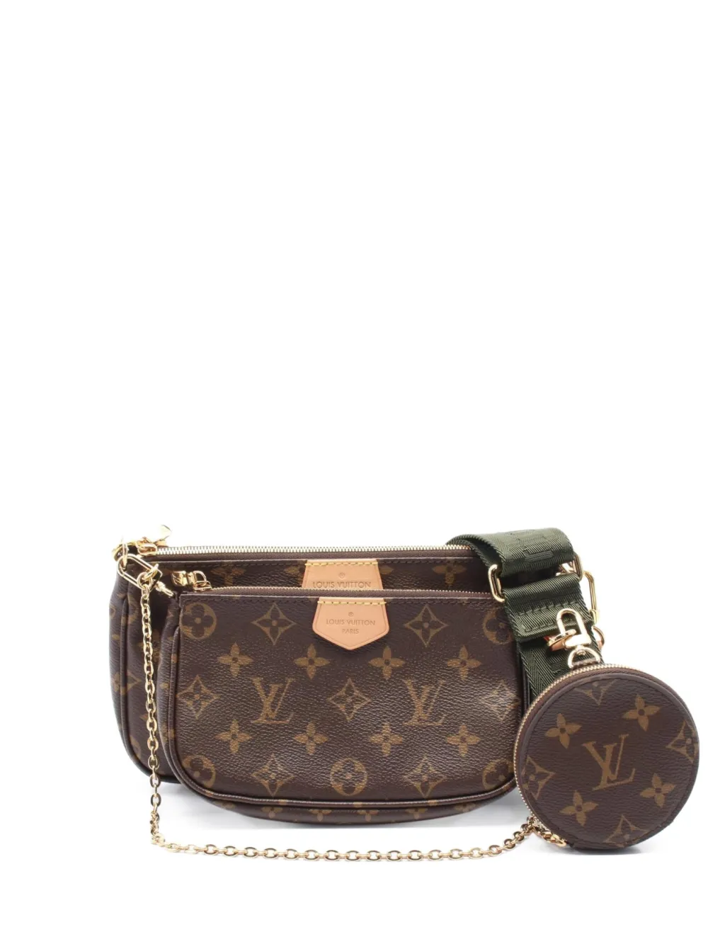 Louis Vuitton Pre-Owned 10's Multi Pochette shoulder bag | Brown | Image 1