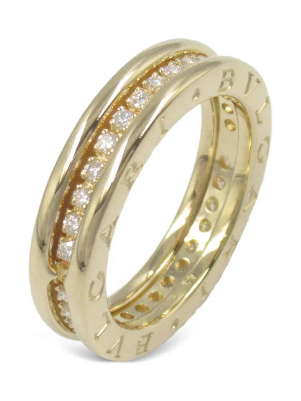 Bvlgari Pre-Owned 10's 18kt yellow gold B-zero 1 diamond ring | Image 2