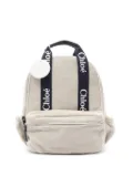 Chloé Pre-Owned 20s logo-detail backpack - Neutrals