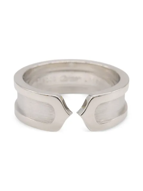 Cartier 2010s 18K white gold C2 ring