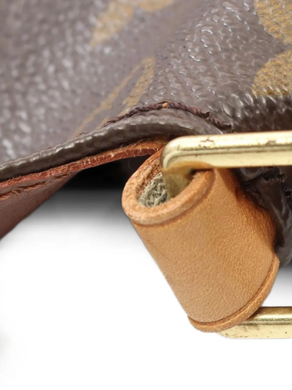 Pre-owned Louis Vuitton 2002 Musette Salsa Shoulder Bag In Brown