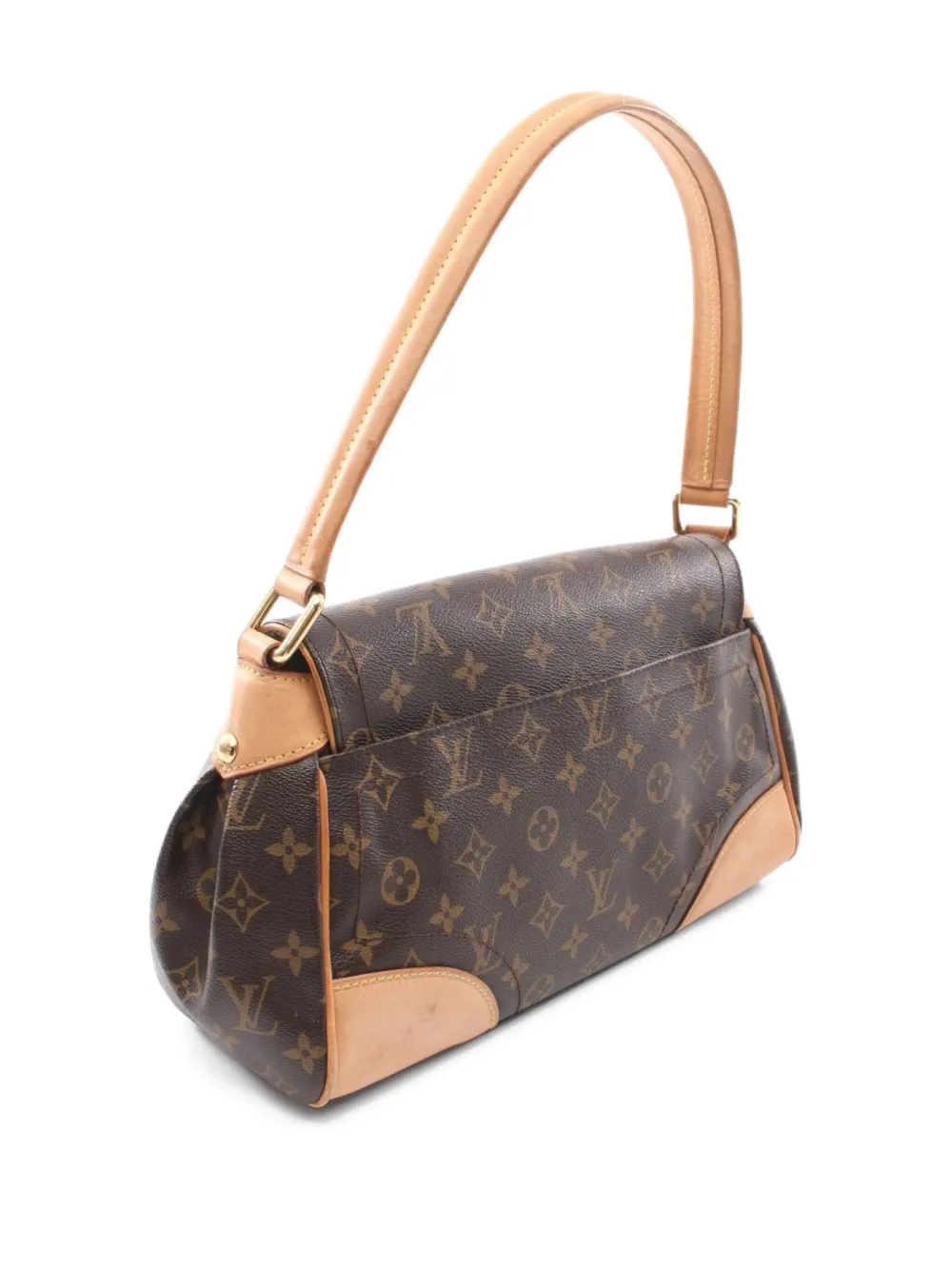 Pre-owned Louis Vuitton 2008 Beverly Mm Shoulder Bag In Brown