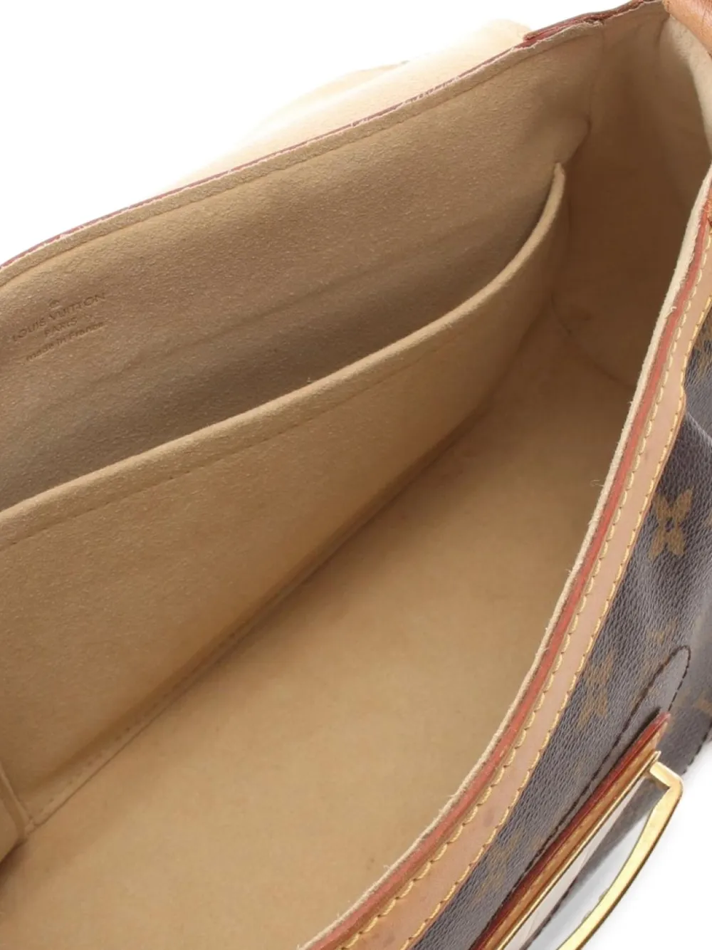 Pre-owned Louis Vuitton 2008 Beverly Mm Shoulder Bag In Brown
