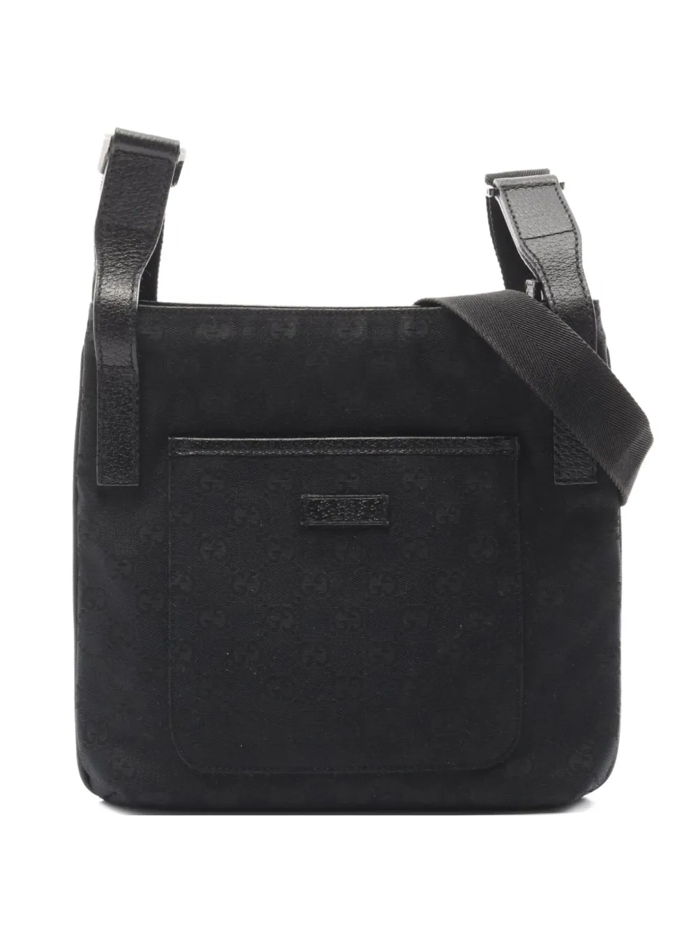 Gucci Pre-Owned 2010s GGキャンバス ショルダーバッグ - ブラック Gucci Pre-Owned 2010s GGキャンバス ショルダーバッグ - ブラック