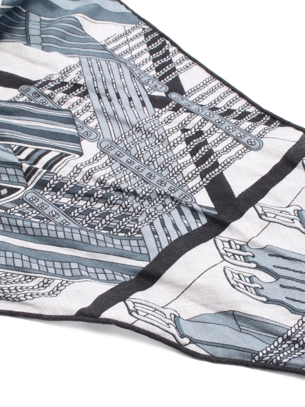 Hermès Pre-Owned foulard Sangles en Zigzag (années 2020) | Image 2