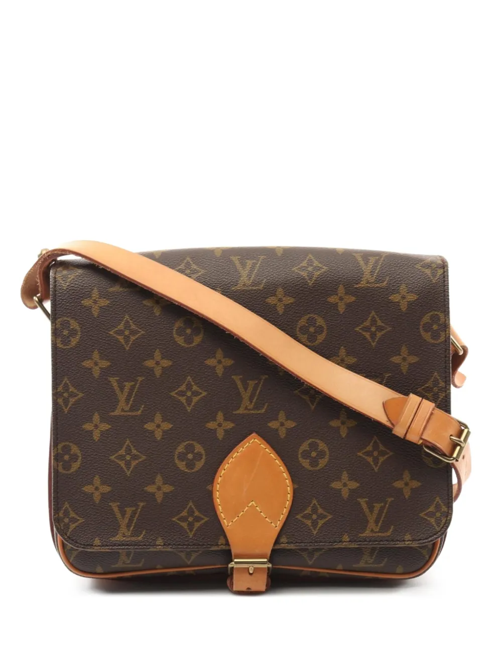 Louis Vuitton Pre-Owned 1999 カルトシエ GM ショルダーバッグ - ブラウン Louis Vuitton Pre-Owned 1999 カルトシエ GM ショルダーバッグ - ブラウン