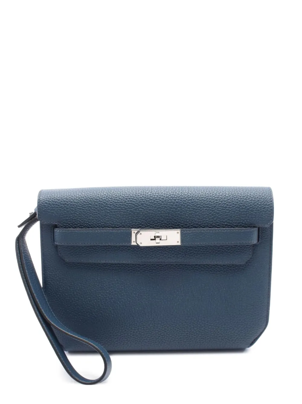 Hermès Pre-Owned 2021 Kelly Depeche 25 clutch bag | Blue | Image 1