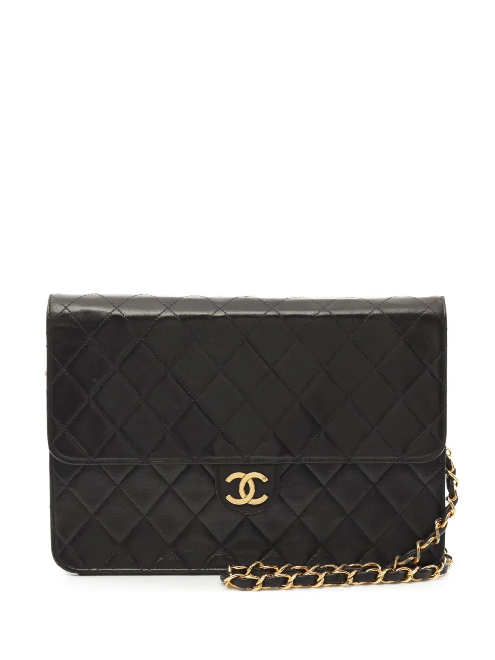 CHANEL Pre-Owned 1991-1994 diamond-quilting shoulder bag | Black | Image 1