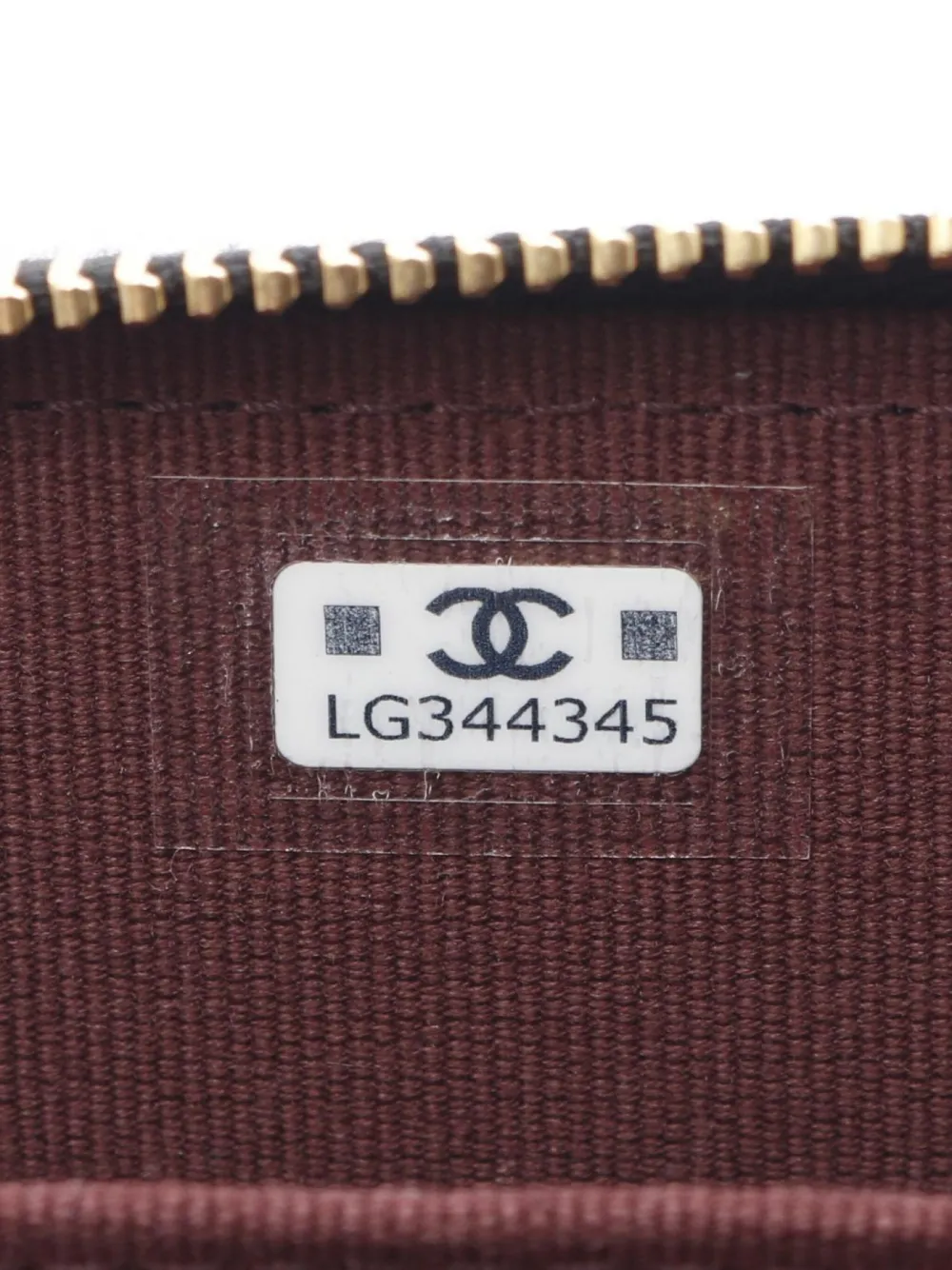 Pre-owned Chanel 2021 Cc Logo Quilted Wallet
