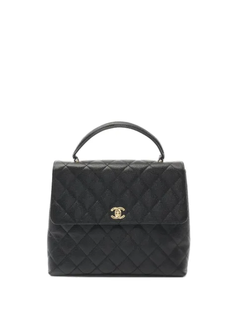 CHANEL Pre-Owned 2000-2002 Shopper mit Rautensteppung und CC
