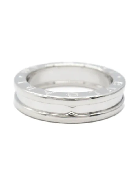 Bvlgari Pre-Owned 2010s 18K white gold B.zero 1 ring