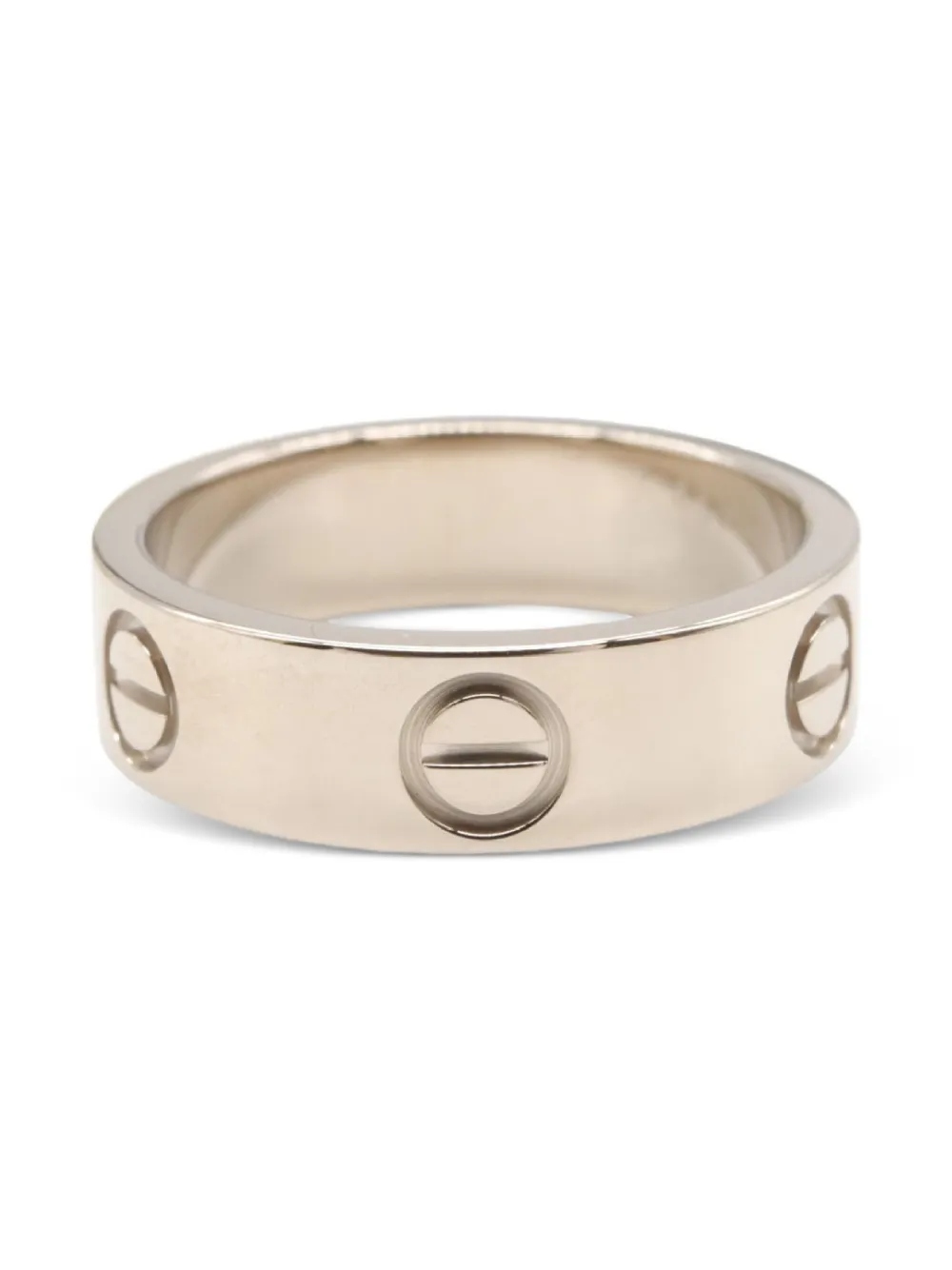 Cartier 2010s 18K white gold Love ring - シルバートーン Cartier 2010s 18K white gold Love ring - シルバートーン