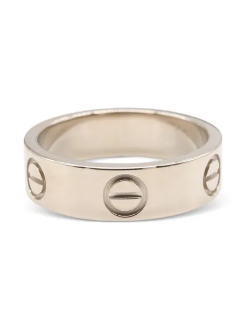 Cartier 2010s 18K white gold Love ring