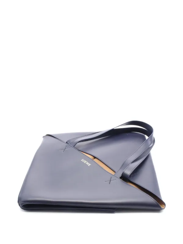 Loewe Pre-Owned 2020s Large Puzzle Fold Tote Bag | Blue