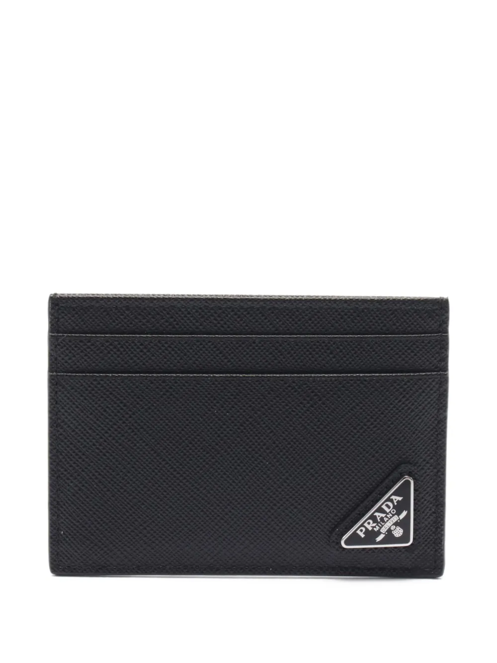 Pre-owned Prada 2020s Triangle-logo Card Holder