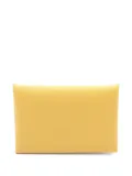 Hermès Pre-Owned 2023 Calvi coin purse - Yellow