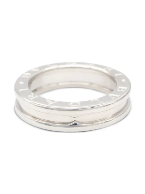 Bvlgari Pre-Owned 2010s 18K white gold B.zero1 ring
