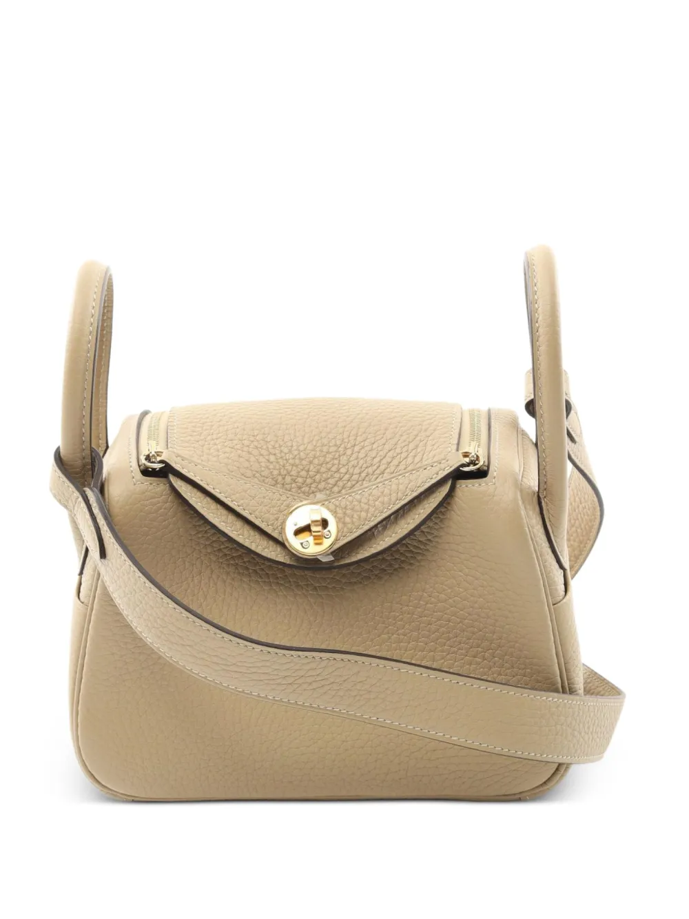 Hermès Pre-Owned 2024 mini Lindy Schultertasche | Nude | Image 1