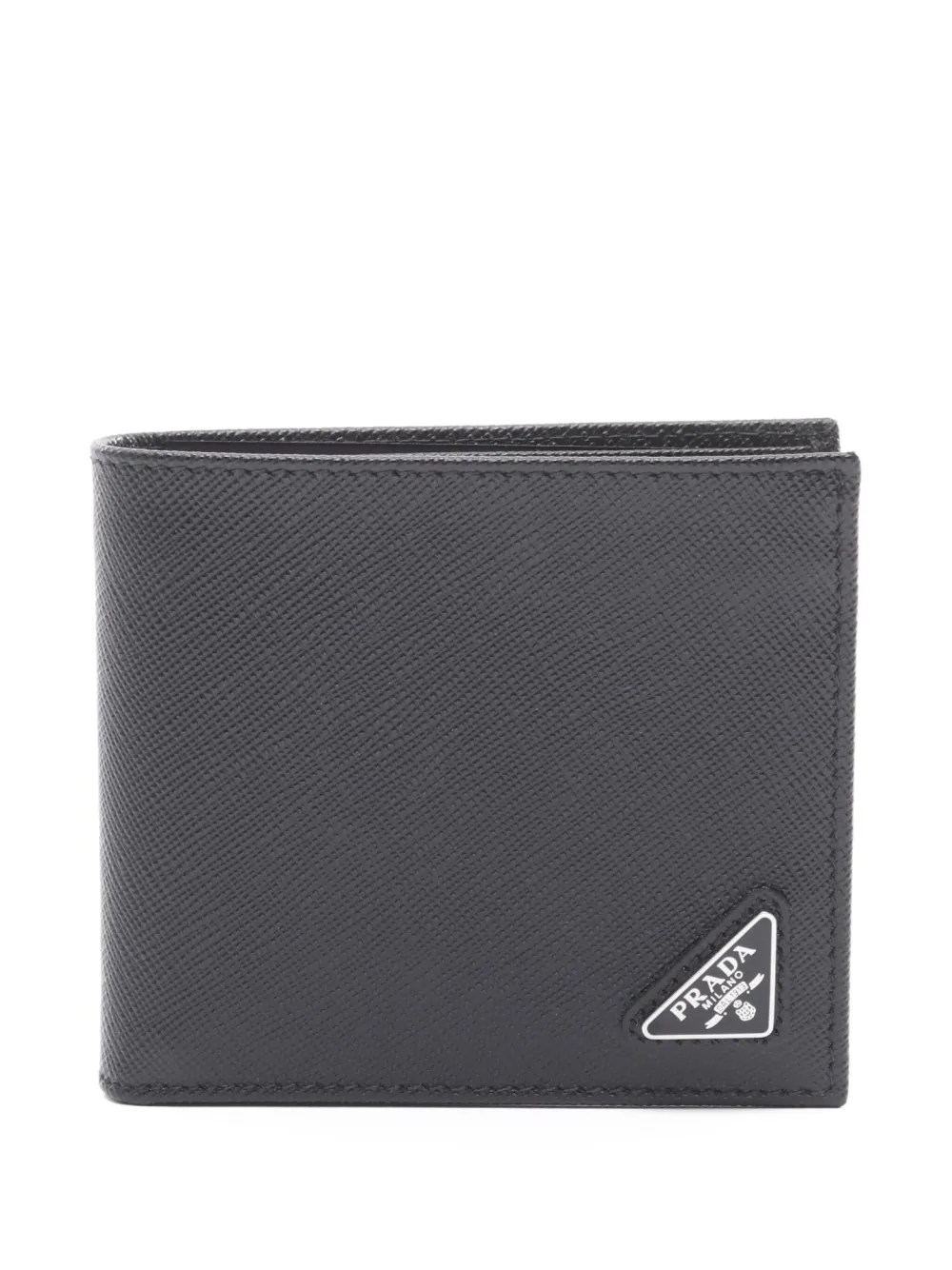 Prada Pre-Owned 2020s Saffiano leather bi-fold wallet | Black | Image 1