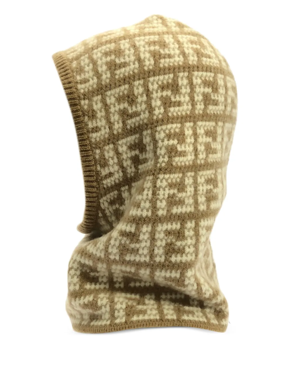 Fendi Pre-Owned 2010s cashmere balaclava - ニュートラル Fendi Pre-Owned 2010s cashmere balaclava - ニュートラル