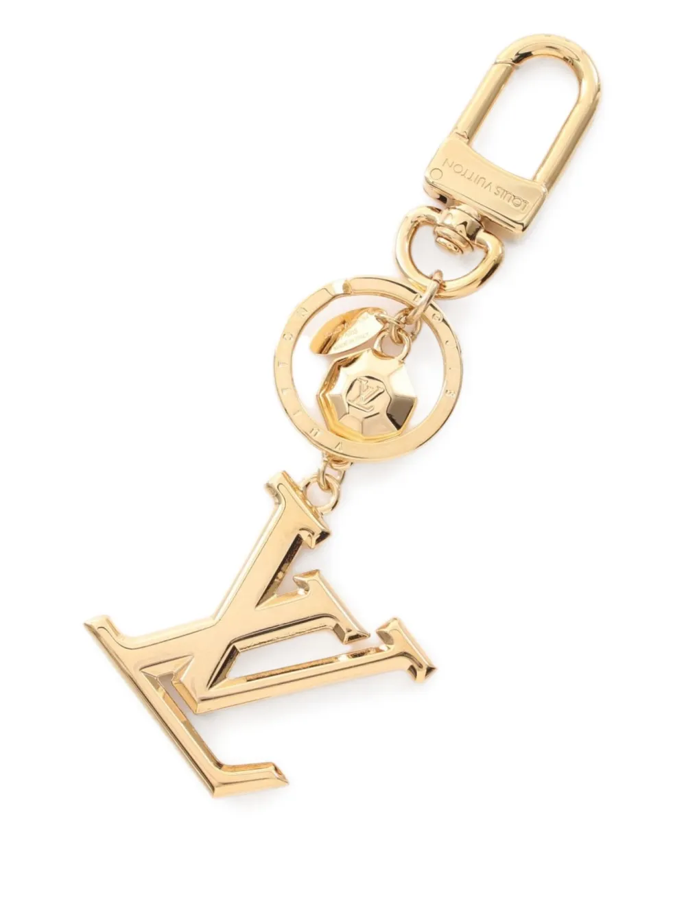 Pre-owned Louis Vuitton 2025 Lv Facettes Keyring