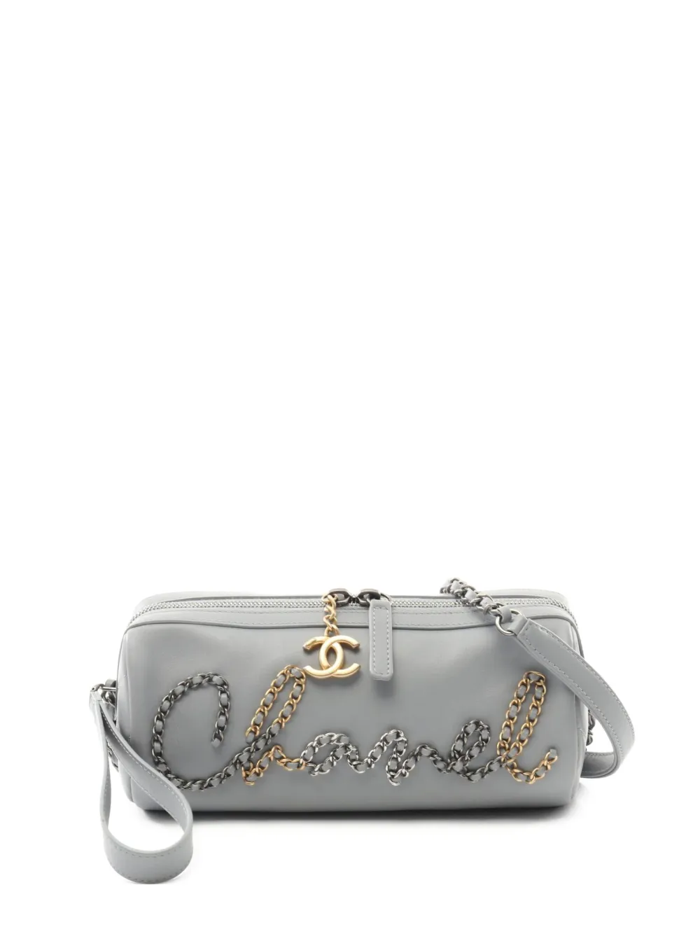 CHANEL Pre-Owned 2019 Chain shoulder bag | Grey | Image 1