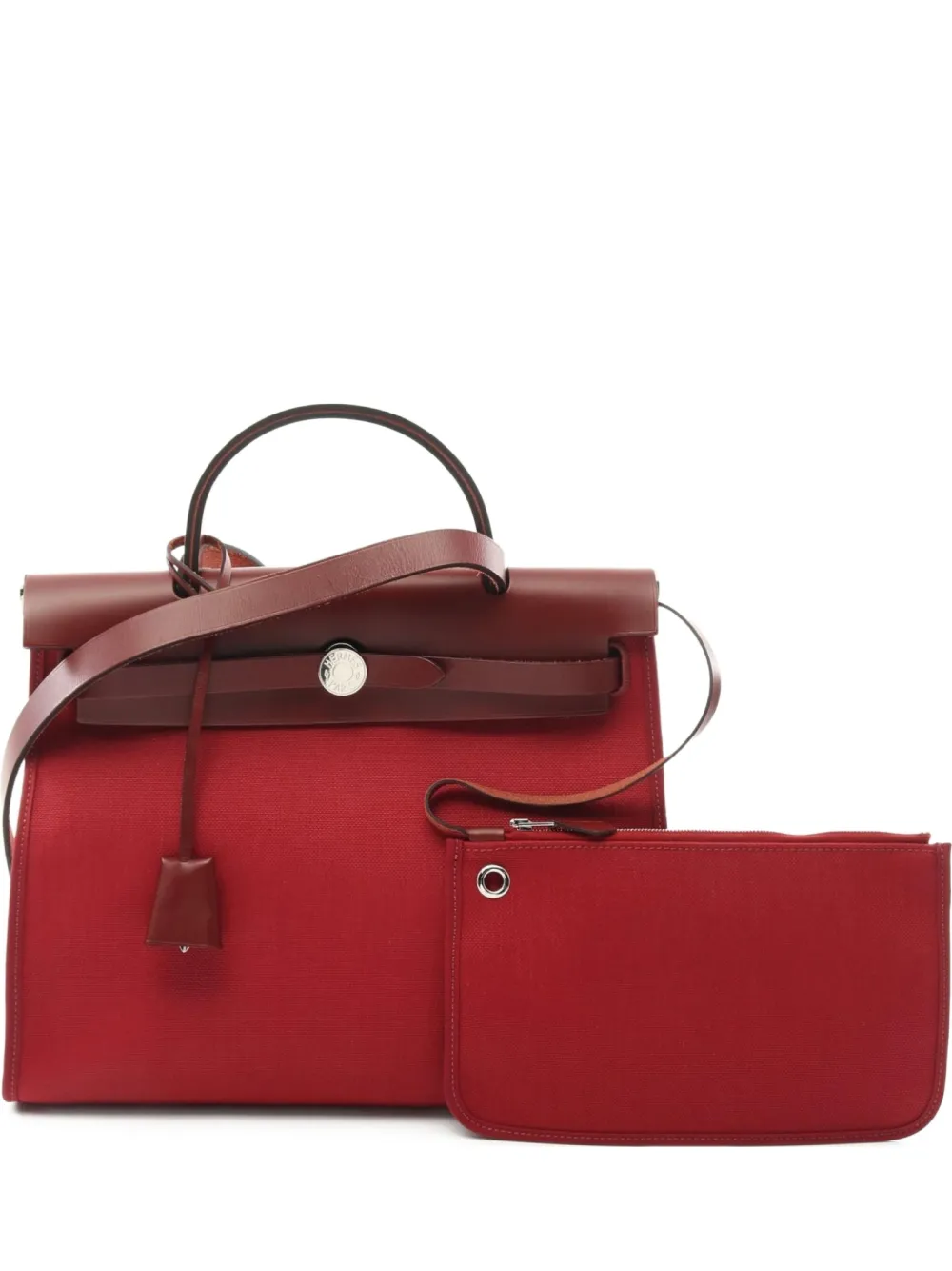 Hermès Pre-Owned 2018 エールバッグ PM ハンドバッグ | レッド | Image 1