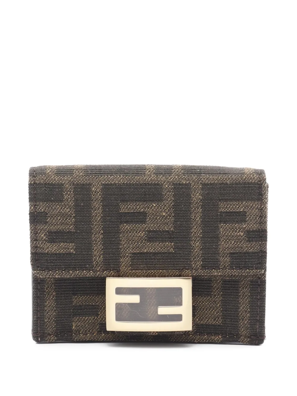 Fendi Pre-Owned 2020s Zucca wallet | Brown | Image 1
