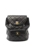 CHANEL Pre-Owned 00's quilted backpack - Black