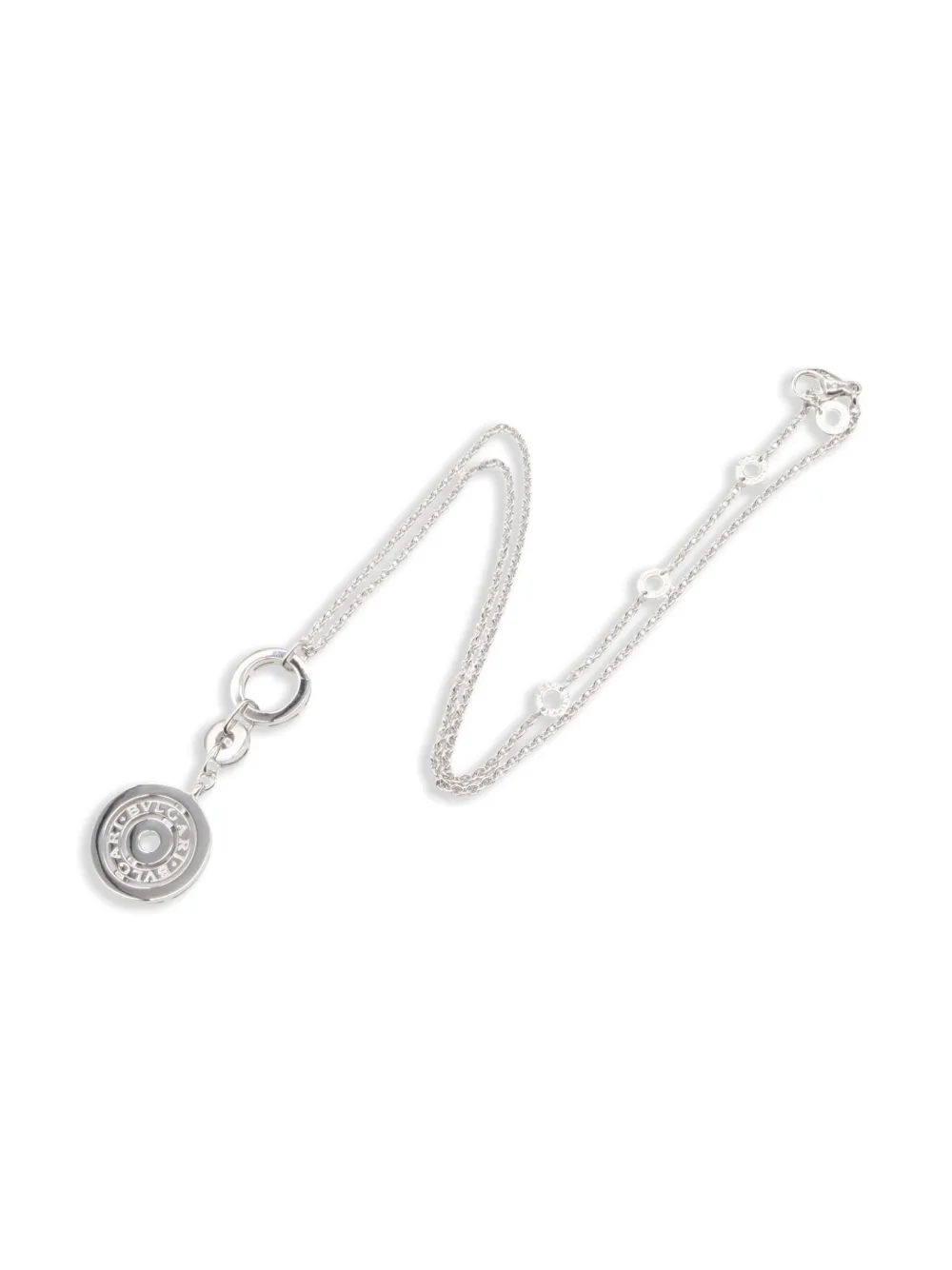 Bvlgari Pre-Owned 2010s 18K white gold Astrale Cherki necklace | Women | Image 2