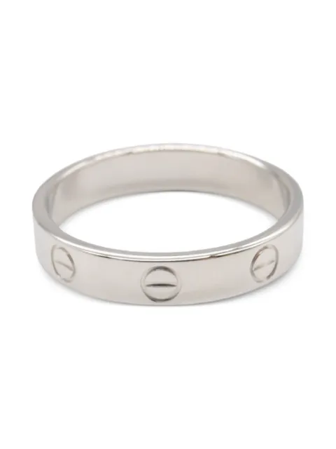 Cartier 2010s 18K white gold Love ring