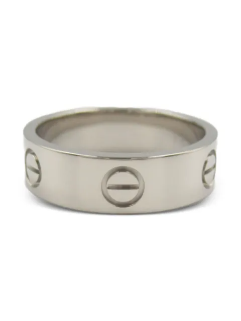 Cartier 2010s 18K white gold Love ring