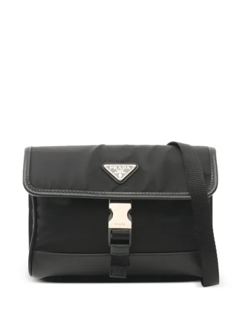 Prada Pre-Owned 2010s triangle-logo shoulder bag