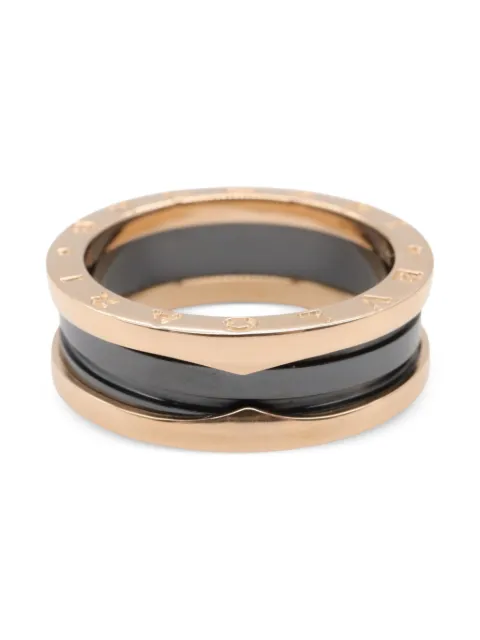 Bvlgari Pre-Owned 2010s 18K rose gold B.zero1 ring