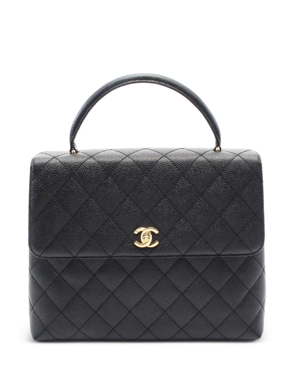 CHANEL Pre-Owned 2004-2005 quilted shoulder bag - ブラック CHANEL Pre-Owned 2004-2005 quilted shoulder bag - ブラック