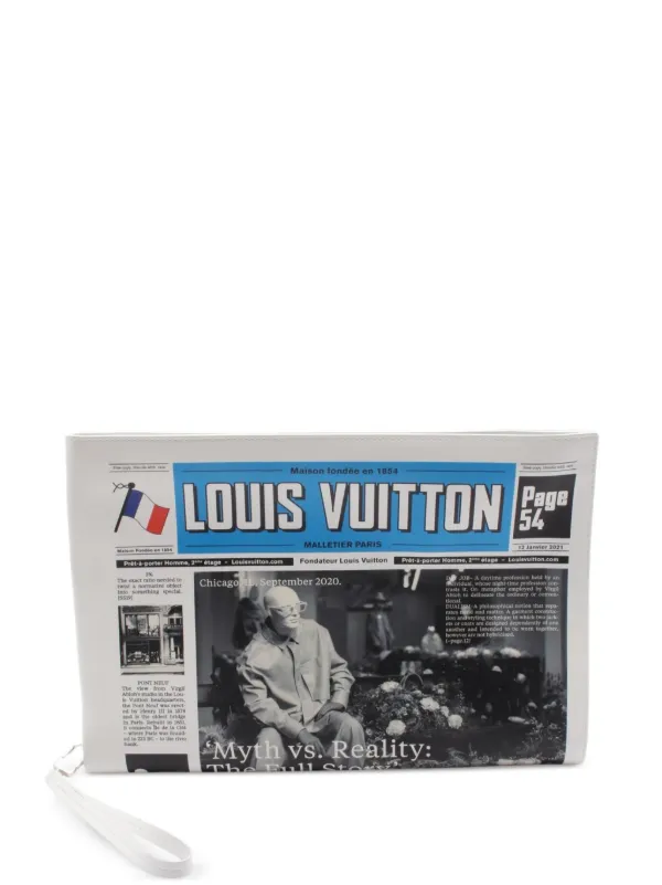 Louis Vuitton Pre-Owned 2010s エブリデイ LV ニュースペーパー